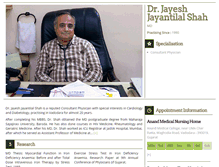 Tablet Screenshot of drjayeshshah.com